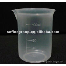 Laboratory Transparent Plastic Beaker 100ml